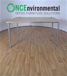 NoneLight oak 1400 x 1000 x 800 wave desk LH 